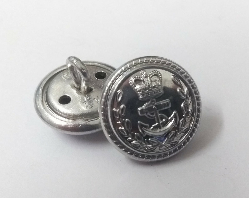 Genuine British Royal Navy RN Officers Flag Mess Dress Buttons 19.1mm 30L NEW