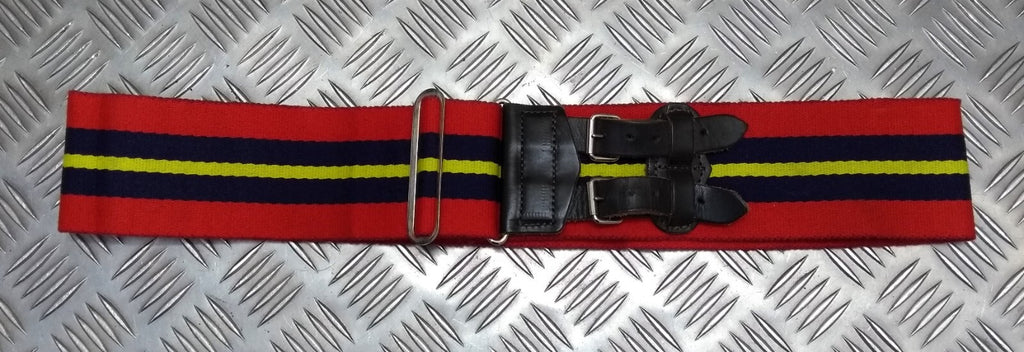 Royals Stable Belt Double Leather Straps British Issue Tri Colour