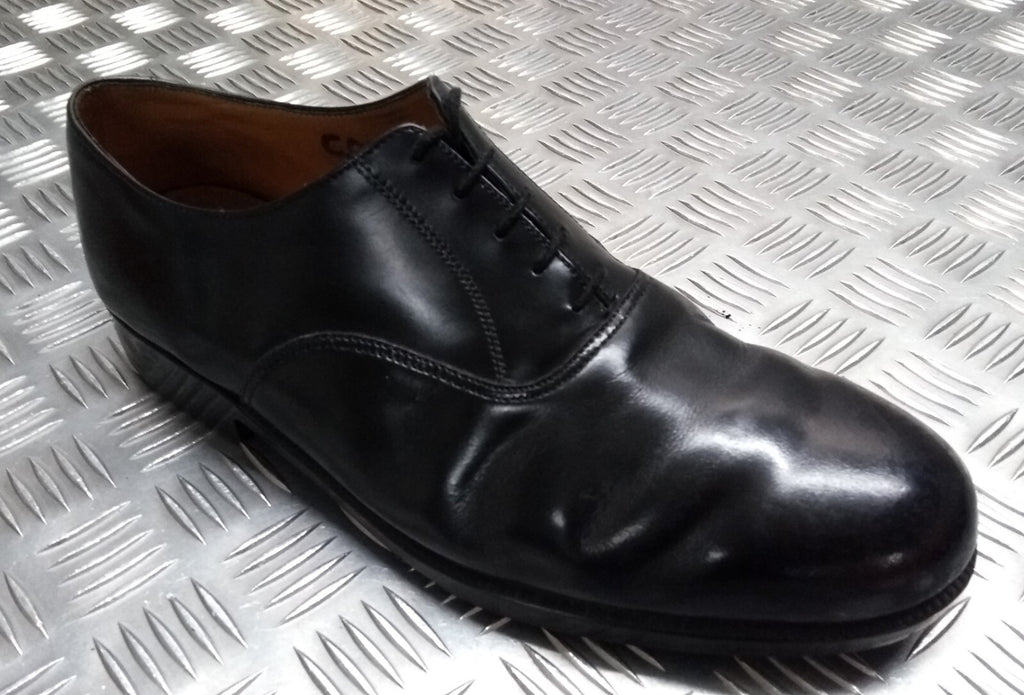 Black Parade Shoe Genuine British Type Plain Toe Cap DMS Sole Grade 1