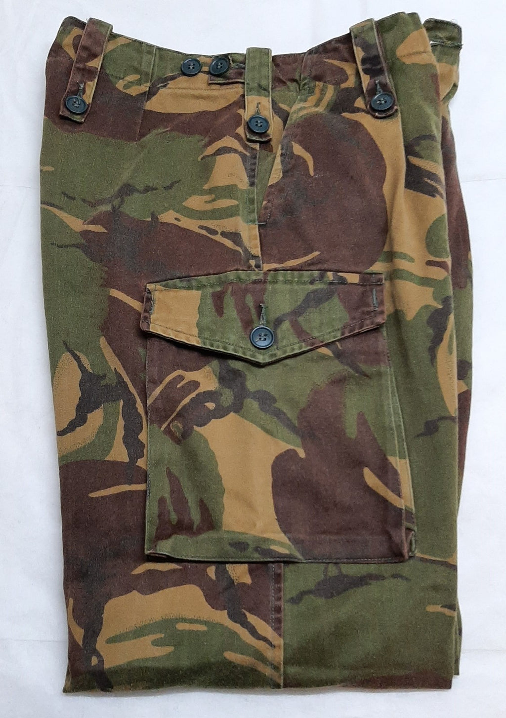 Vintage Jungle Greens British Forces Camo Temperate DPM Combat Trousers Waist 31