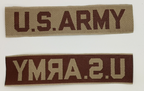 US Breast / Chest Patch Strip x2 US ARMY