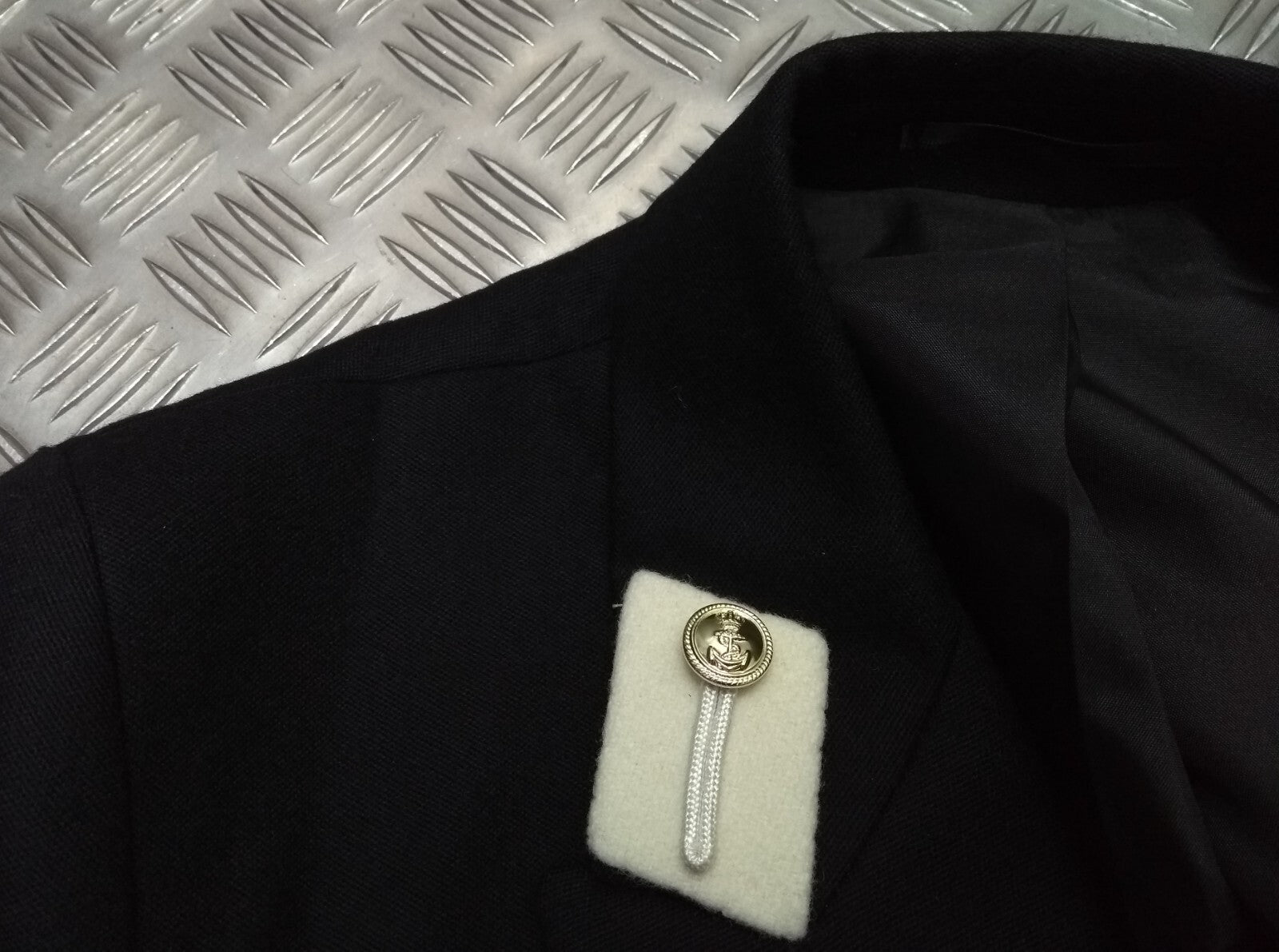 RN No1c Ofc Jacket British Royal Navy Diagonal Serge Size 100cm R