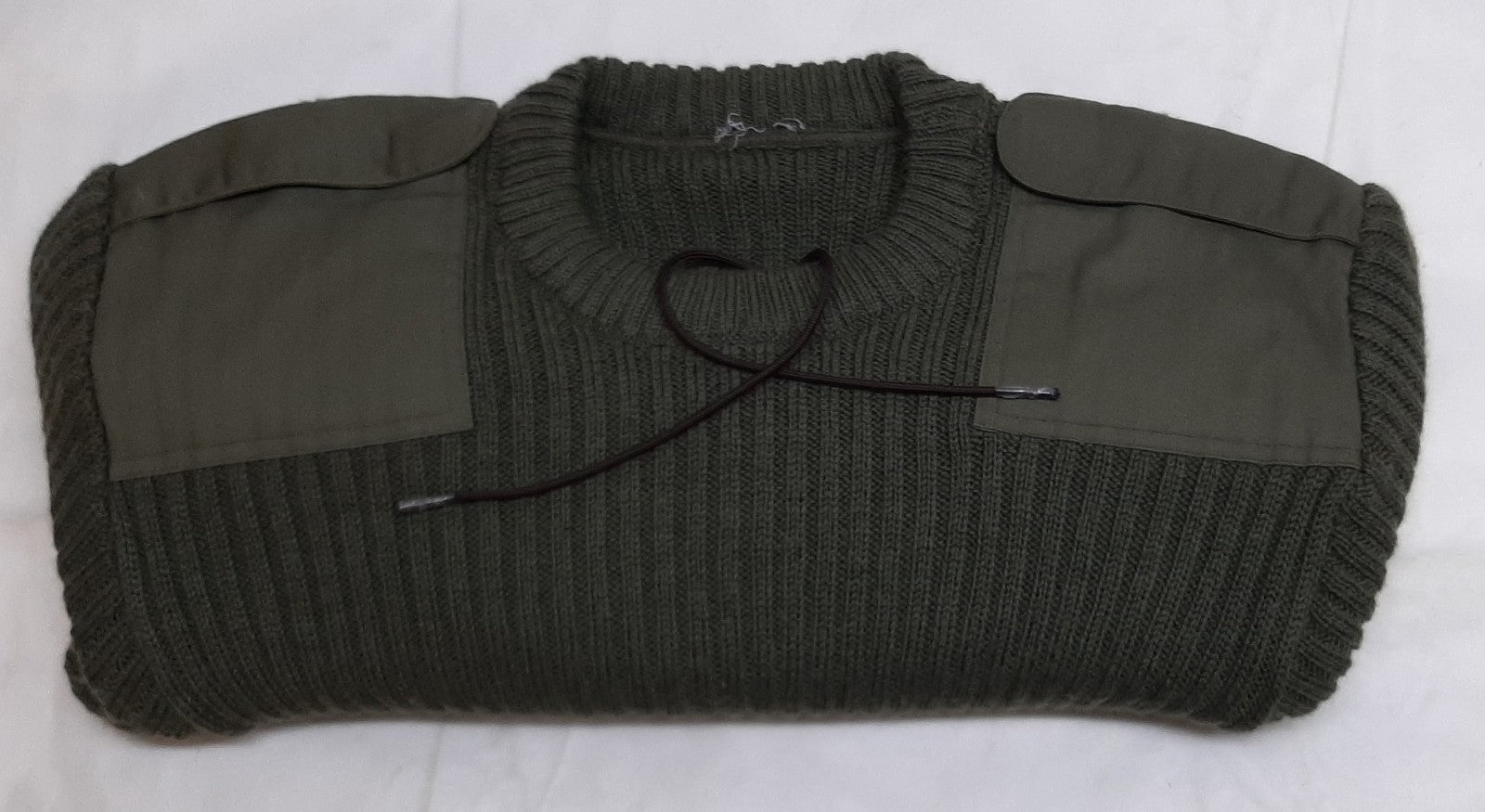 Commando Pullover Wool Mix Jumper Crew Neck Very Warm British Army Green Grade 2