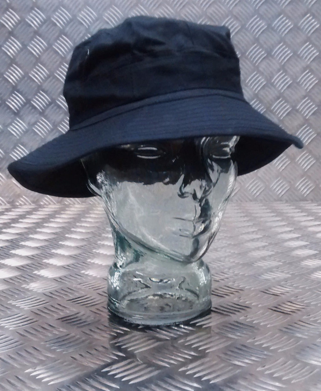 Military Style Special Forces Boonie Hat / Bush Hat Short Brim Stealth Black NEW
