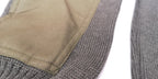 Green Wool Utility Jumper / Sweater / Jersey / V-Neck Genuine British