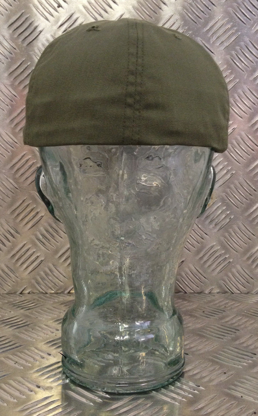 US Olive Green Colour Baseball Hat/Cap With Leather Band- All Sizes- NEW