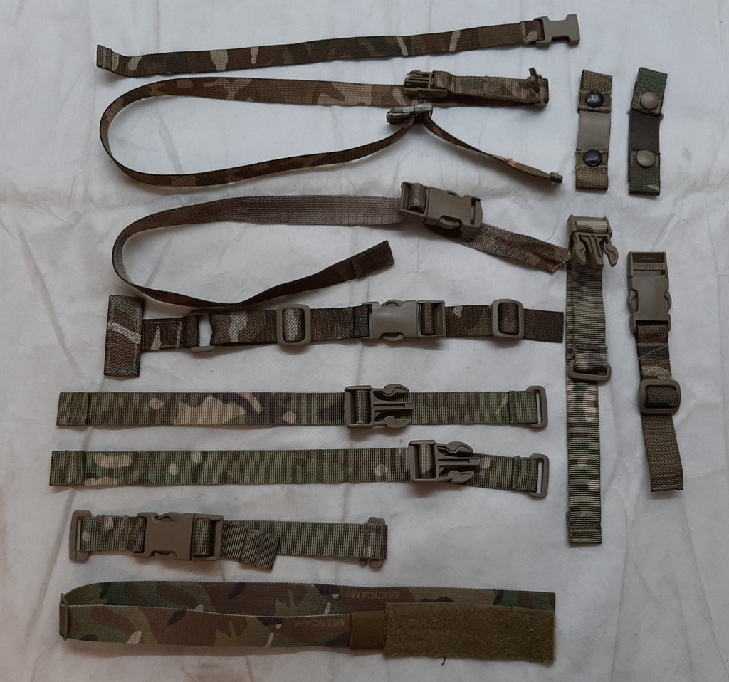 MTP Webbing Straps Job Lot of 12 Assorted Items For Collectors Spares or Repairs