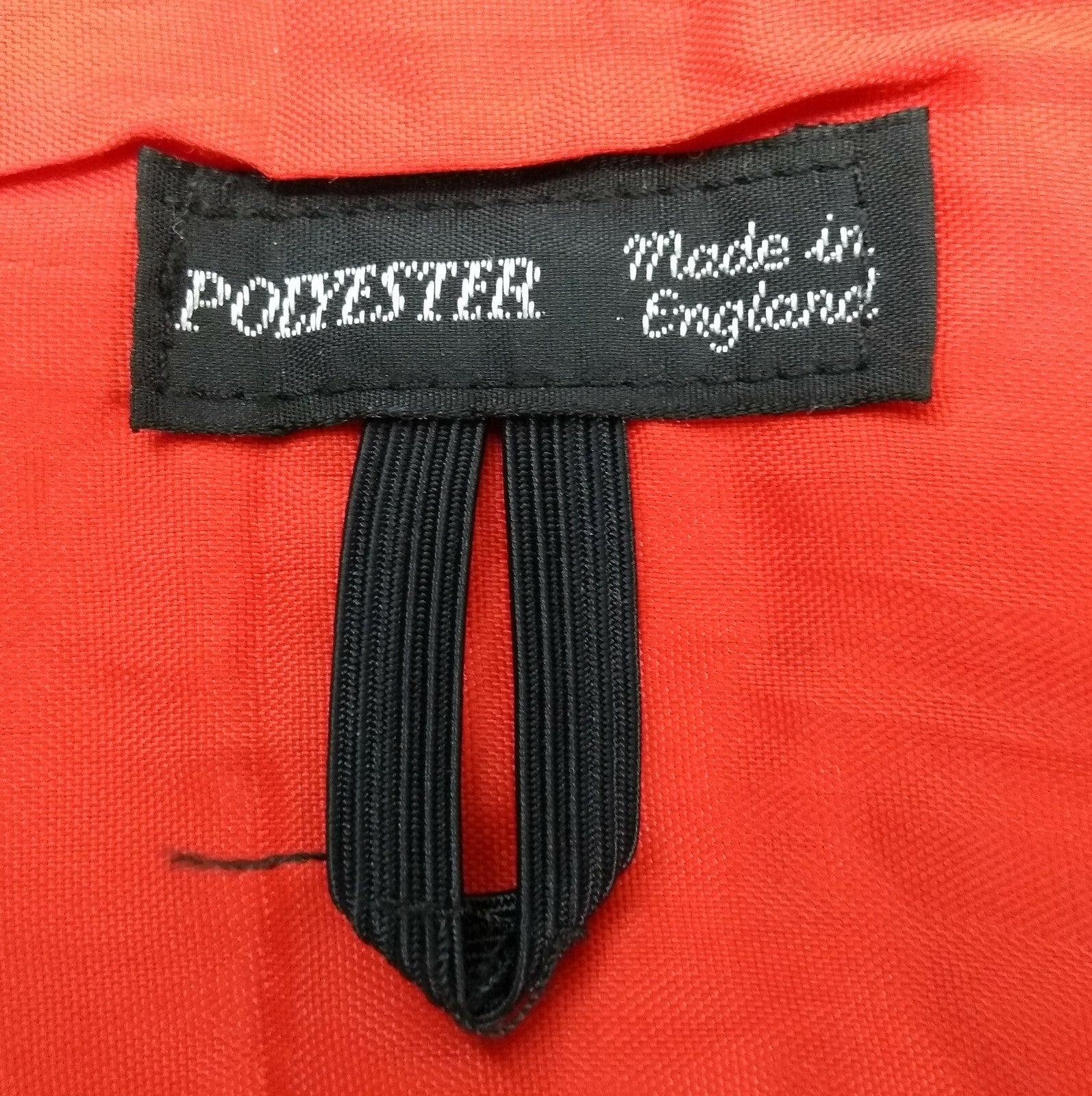Genuine Vintage British Made Scarlet Red Pleated Mess Dress Cummerbund 36" X 4¼"