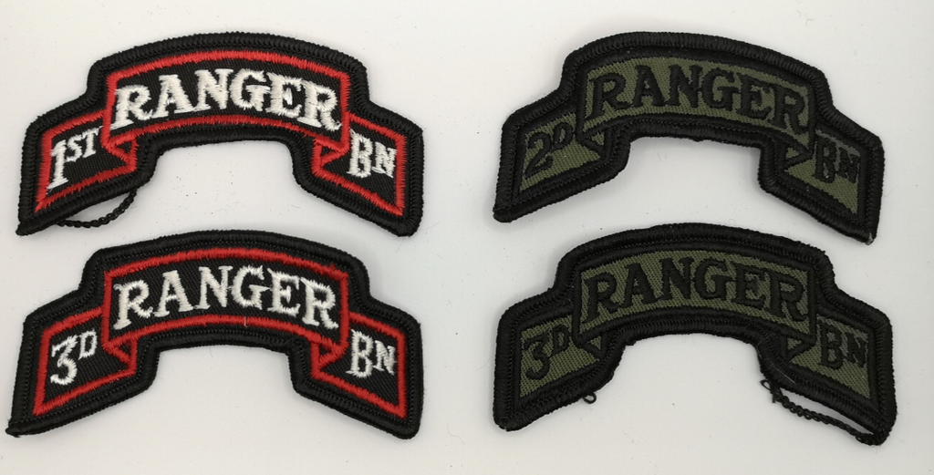 U.S. Army 1st 2nd 3rd Ranger Battalion Shoulder Sleeve Insignia Patches