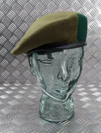 Mercian Beret Khaki Green Wool British Size 57cm