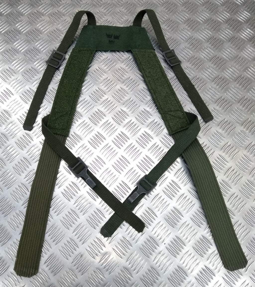 Genuine Vintage Issue Green Web Yoke / Suspender / Brace Harness HKKSL