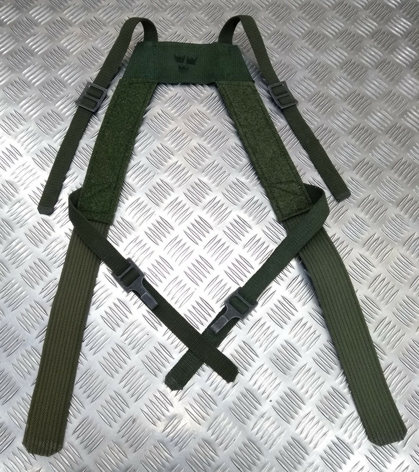 Genuine Vintage Issue Green Web Yoke / Suspender / Brace Harness HKKSL