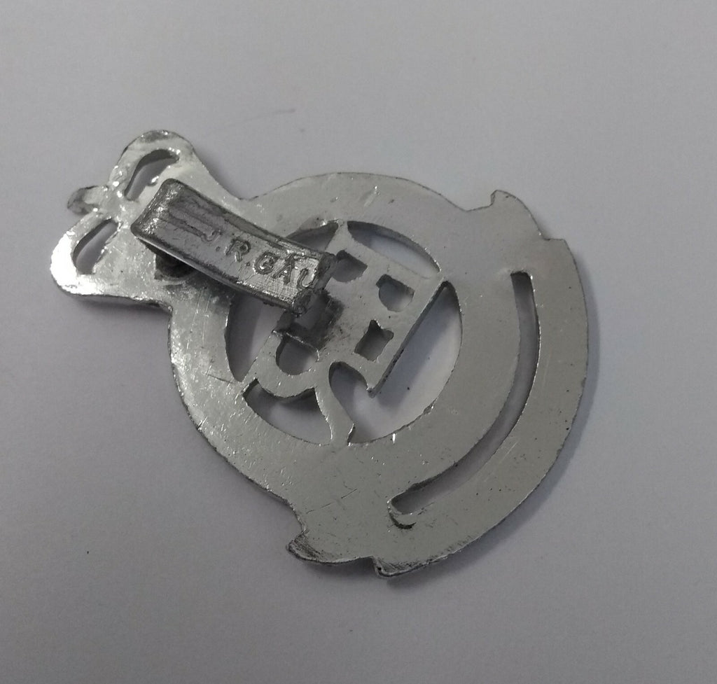 British Hat Badge RMAS BLK1