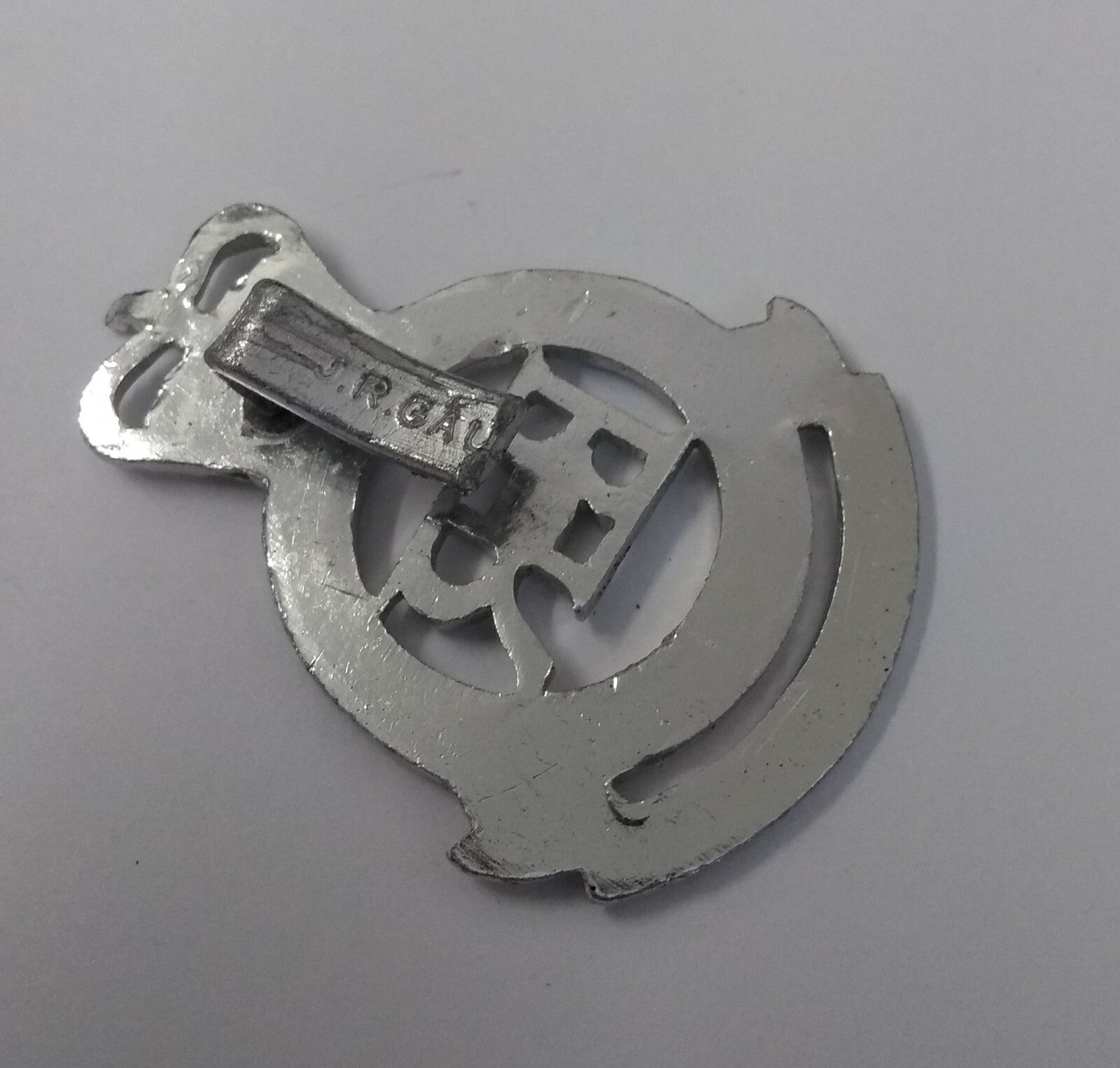 British Hat Badge RMAS BLK1