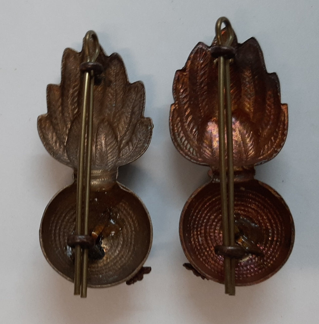 Vintage RWF Badges Old Pattern British Army Officers Royal Welch Fusiliers