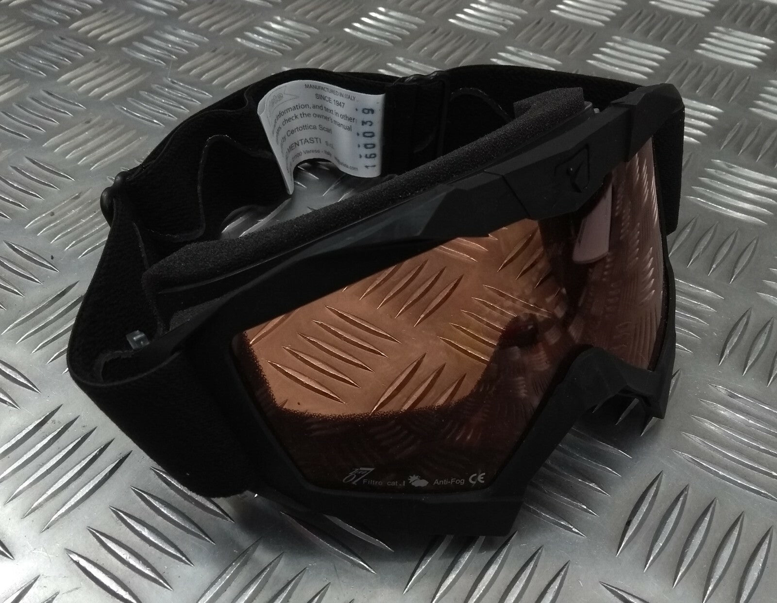 Motorcycle MX Goggles 07 With Orange Lens Genuine British Army Issue NEW