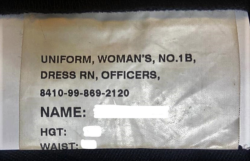 Skirt No1B & RN Officers Genuine British Royal Navy WRNS Dress Uniform 66cms