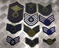 USA Air Force USAF Issued Rank Badge Patches Various Styles Top Gun