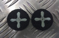 Vintage Chief Technician RAF Royal Air Force Qualification Badges / Arm Patches 1 Pair