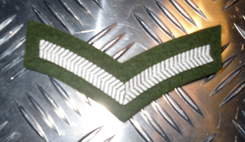 Genuine British Army No2 Rank Stripe / Chevron / Badge / Patch Lance Corporal G1