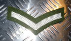 Genuine British Army No2 Rank Stripe / Chevron / Badge / Patch Lance Corporal G1