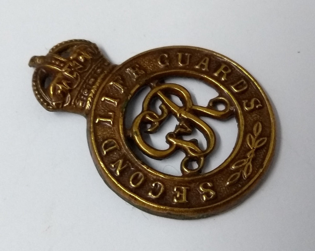 Vintage Kings Crown Second Regiment of Life Guards Metal Insignia Badge