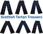 Scottish Tartan Trouser / Trews British Dress Assorted Patterns Available