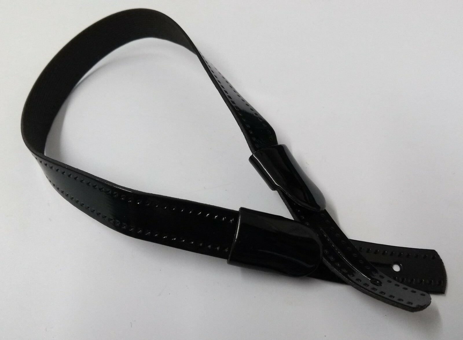 Chin Strap Issue Non Adjustable 1/2" Wide Button Eyelet Hi Sheen