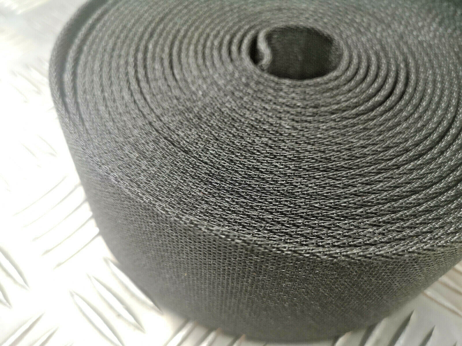 Mil-Spec Belting Ceremonial Black Courlene Belt & Strap Material Assorted Widths