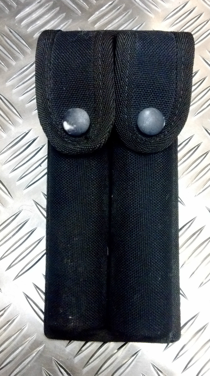 Security Detail Black Twin Holder Genuine British