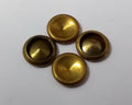 Brass Stud Head Caps British Issue 9mm Diameter X20 Pieces Unissued