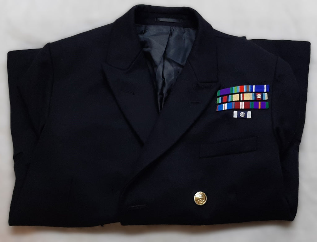 Royal Navy RN No1B Jacket Barathea British Naval Dress OFCs Lt Cdr 108cm Regular