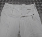 White Naval Trousers RN Style Class 1 CLI Smart Dress Straight Leg NEW