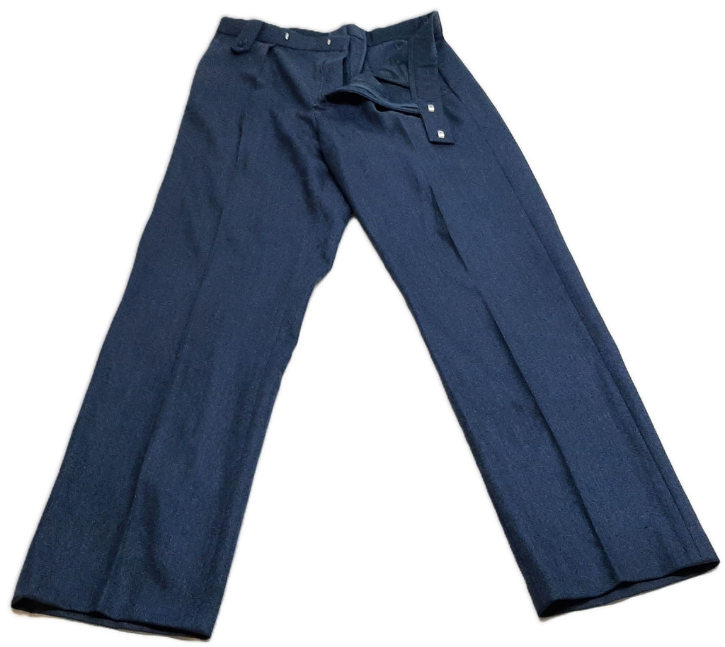 No1 Dress Trousers RAF Royal Air Force Blue Grey Number 1 Other Airman Waist W35" L32.5"