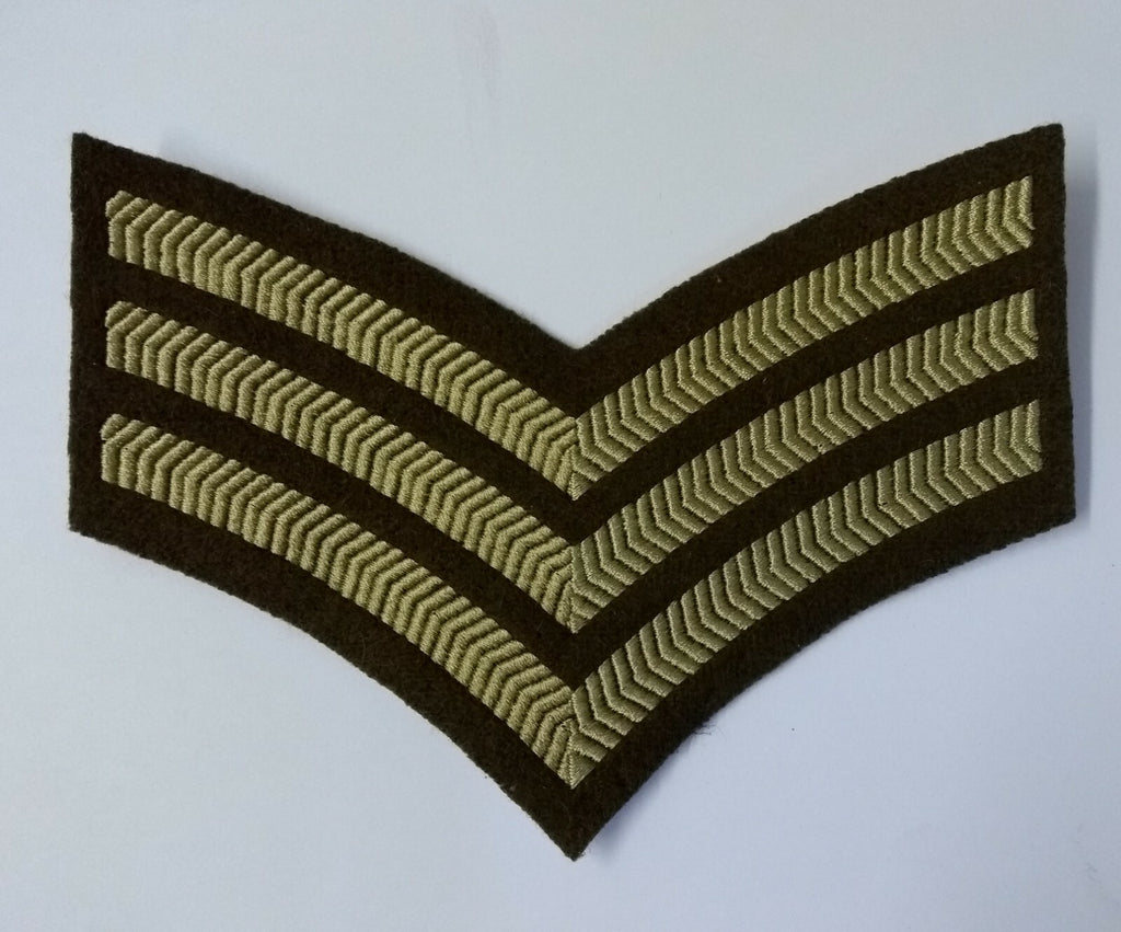 No2 Long Corporal Rank Stripe 3 Chevrons Great Coat British Army EPB34N