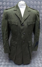 Vintage USN Jacket Wool Serge United States Navy Naval Uniform Tunic No Belt