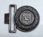 WW2 German Buckle Hannover Officer Third Reich Hannover Fire Defence Service