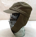Vintage Green Czech Cap Flap Hat