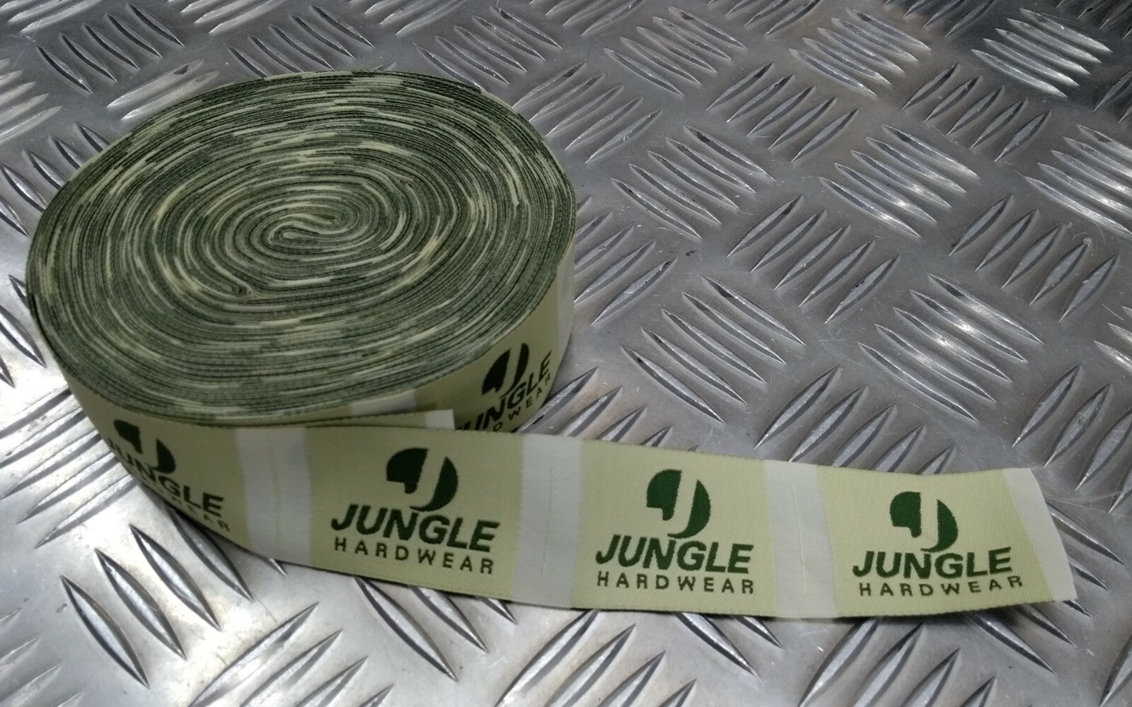 Genuine Vintage Jungle Hardwear Clothing Label With The jungle logo Never Sewn