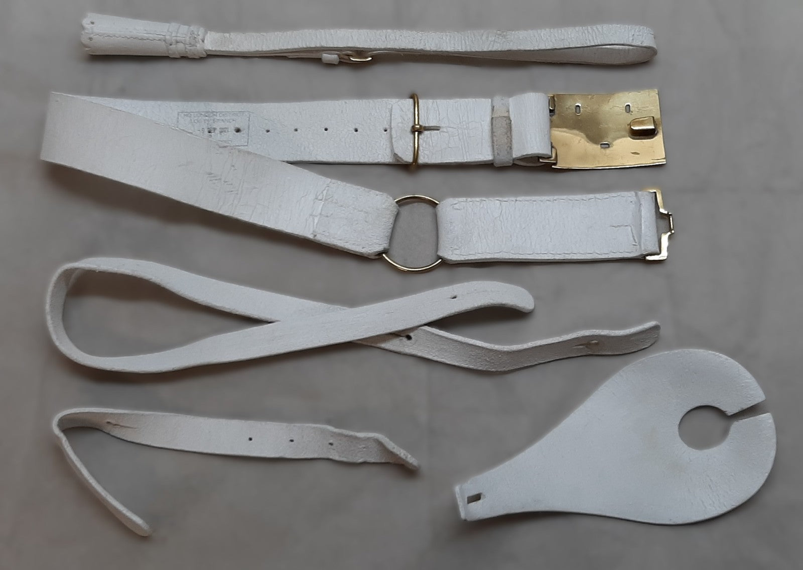 Cavalry Belt Buff Leather HCav Set Knot Hilt & Strap British