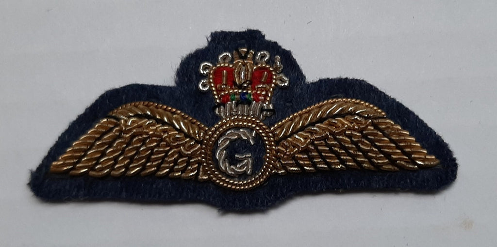 RAF Royal Air Force Glider Instructor Mess Dress Badge Old Pattern Air Force Patch