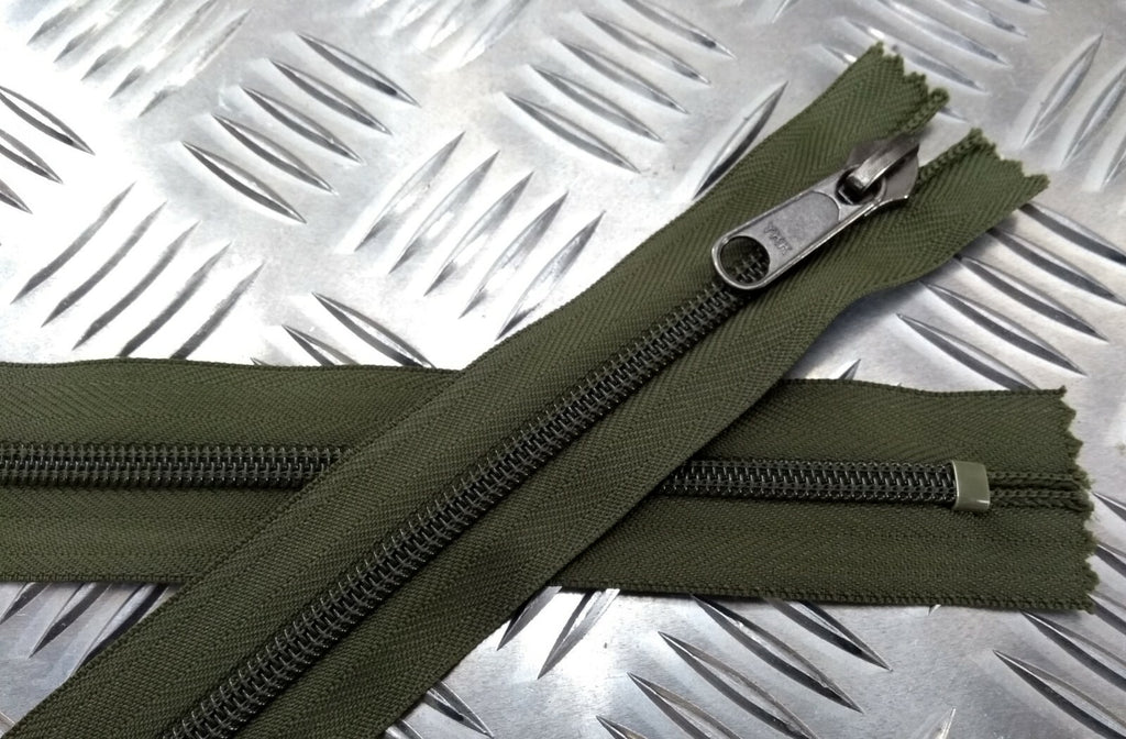 Genuine British YKK 175cm Closed End Green Heavy Duty Zip Zipper