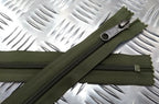 Genuine British YKK 175cm Closed End Green Heavy Duty Zip Zipper
