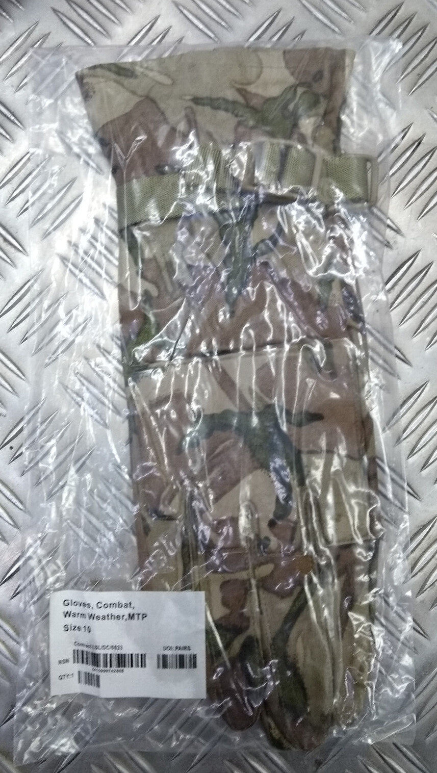 Genuine British MTP Multi Camo Leather Combat Gloves- All Sizes- NEW