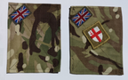 City Of London And North East Sector Army Cadets TRF Patch on MTP Blanking Panel
