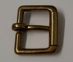 Vintage British Army Heavy Brass 1 1/4" Bridle & Strapping Roll Buckle