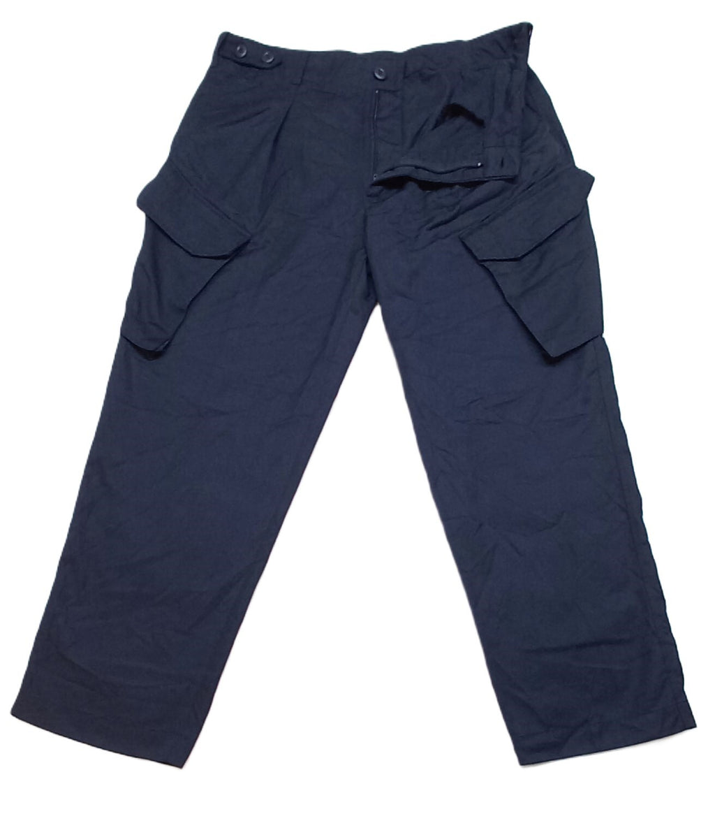 Navy Operational Trousers RN British Royal Naval Blue Fire Resistant Rig 22 SEL