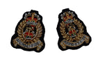 AGC SPS Insignia The Adjutant General's Corps Embroidered Mess Kit Collar Badges