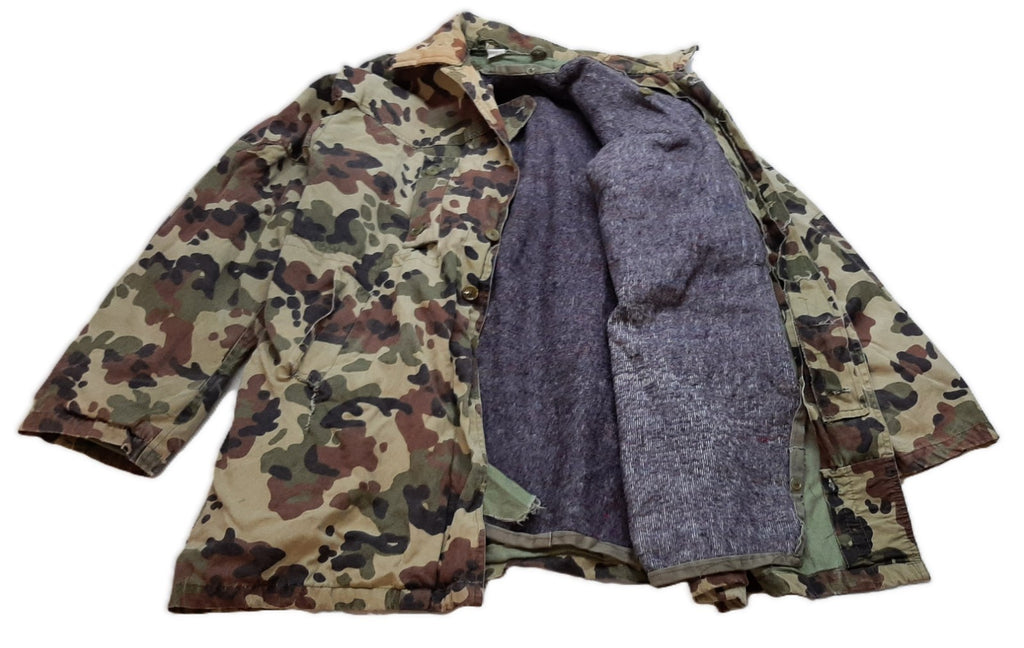 Army Camo Parka Leaf Pattern Camouflage Distressed Faulty Condition Assorted