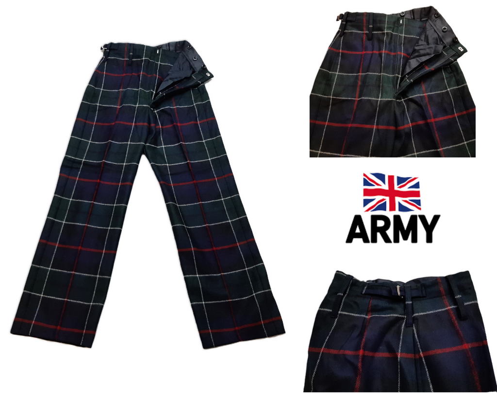 British Army Trews Scottish Regimental Trousers Leslie Tartan Old Pattern
